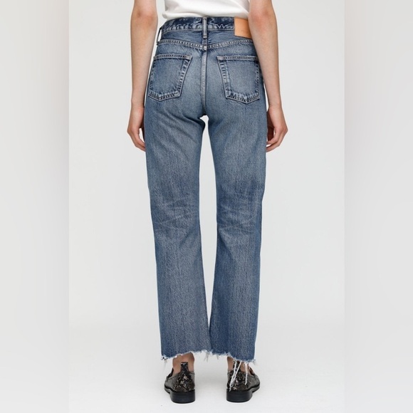 NWT Moussy Vintage MV Morganfield Wide Straight 110 Blue Size 24 - Picture 2 of 16